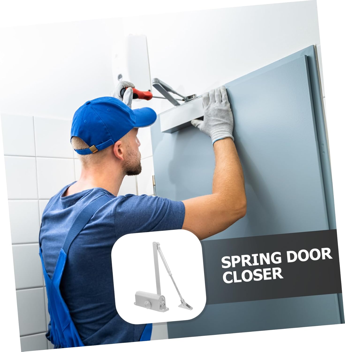 Luxshiny Automatic Door Closer Hinge Aluminum Alloy Soft Closing Door Spring Commercial Residential