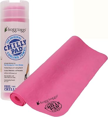 FROGG TOGGS Chilly Pad, Instant Cooling Towel, Long Lasting, Reusable, Sports and Outdoors Neck Towel 33x13