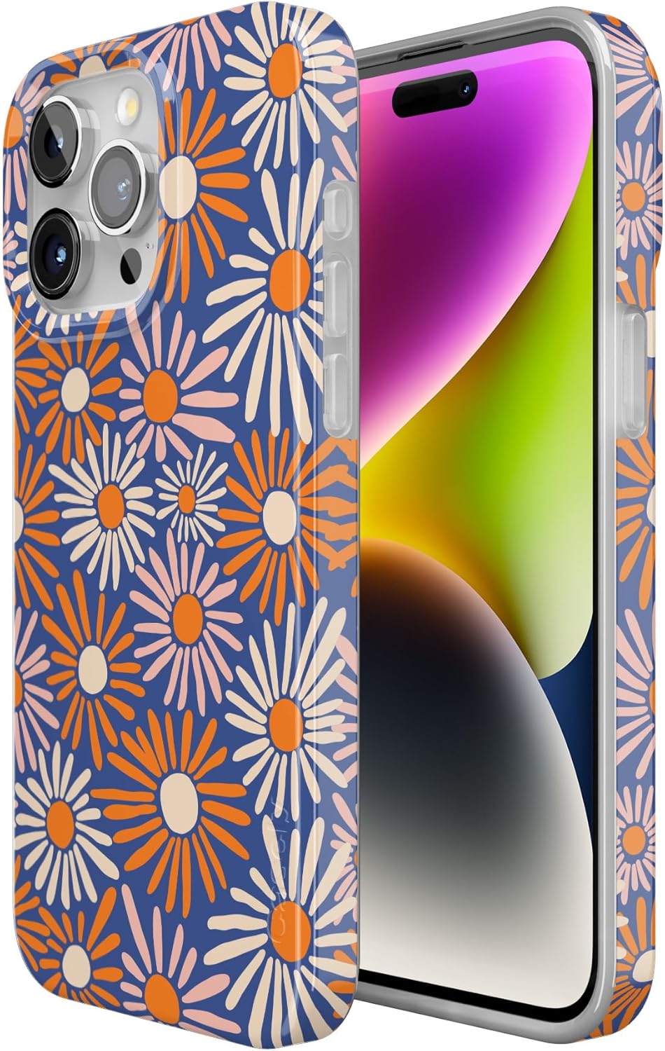Casely iPhone 15 Pro Case | Spring Forward | Daisy Floral | Compatible with MagSafe | Classic Ultra Slim Design