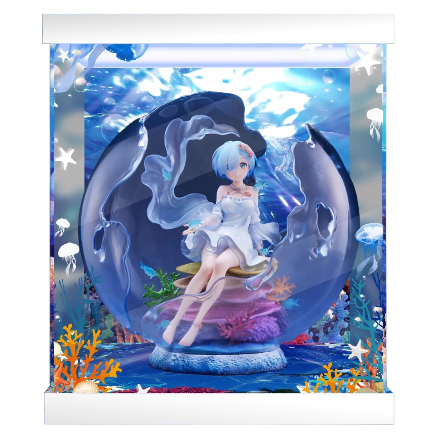 レム アクアオーブ ver. 1/7 FNEX 専用 フィギュア ケース 展示ケース (照明なし)