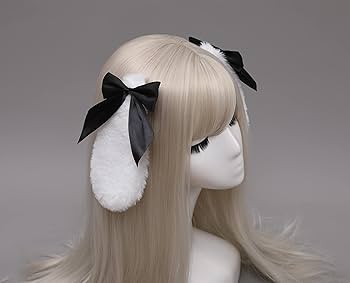 Amazon.co.jp: Kuroobaa 兎耳 うさ耳 ウサギ ヘアピン みみピン