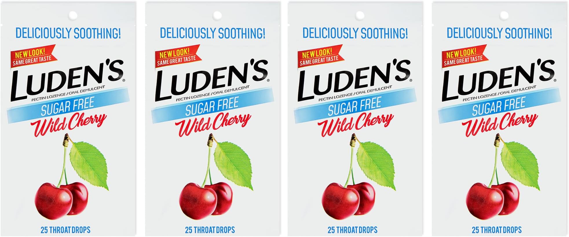 Luden's Soothing Throat Drops, Green Apple, 25 ct (Pack of