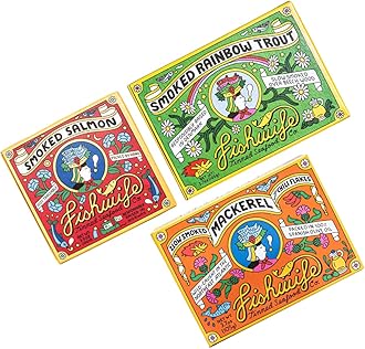 Fishwife Smoky Trio 3-Pack (Smoked Rainbow Trout, Smoked Salmon, Smoked Mackerel) | Gluten Free, High Protein, Omega-3s | Hand-Packed