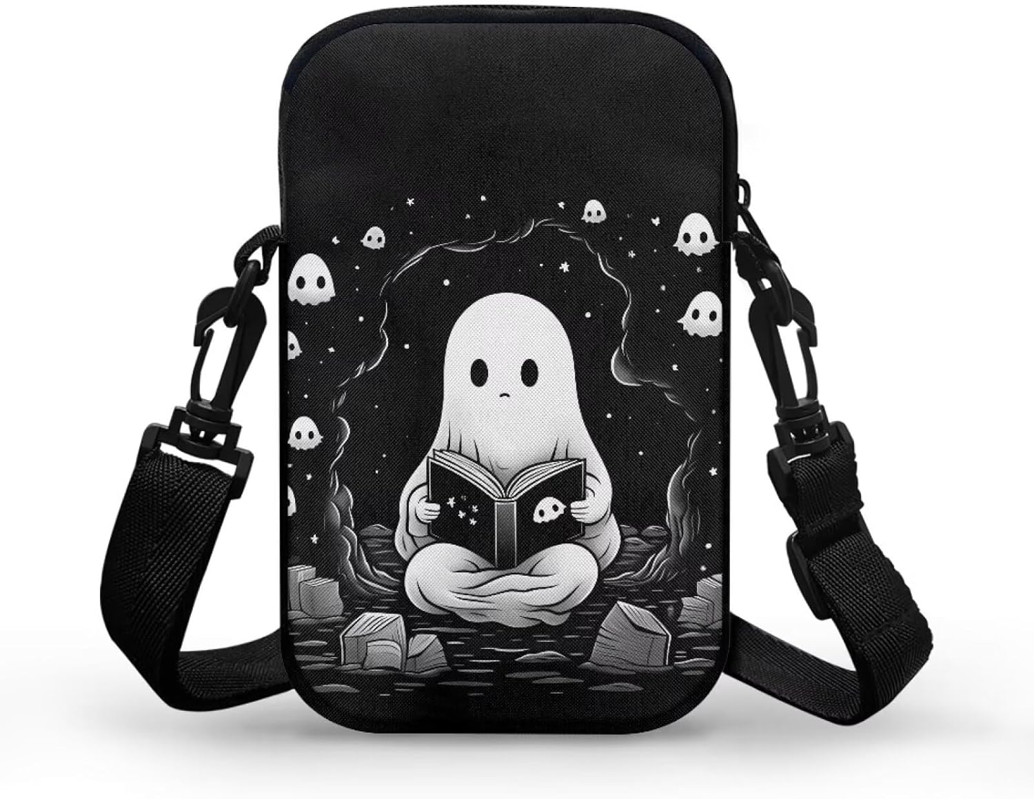 Small Crossbody Wallet with Shoulder Strap, Mini Messenger Bag - Image 3