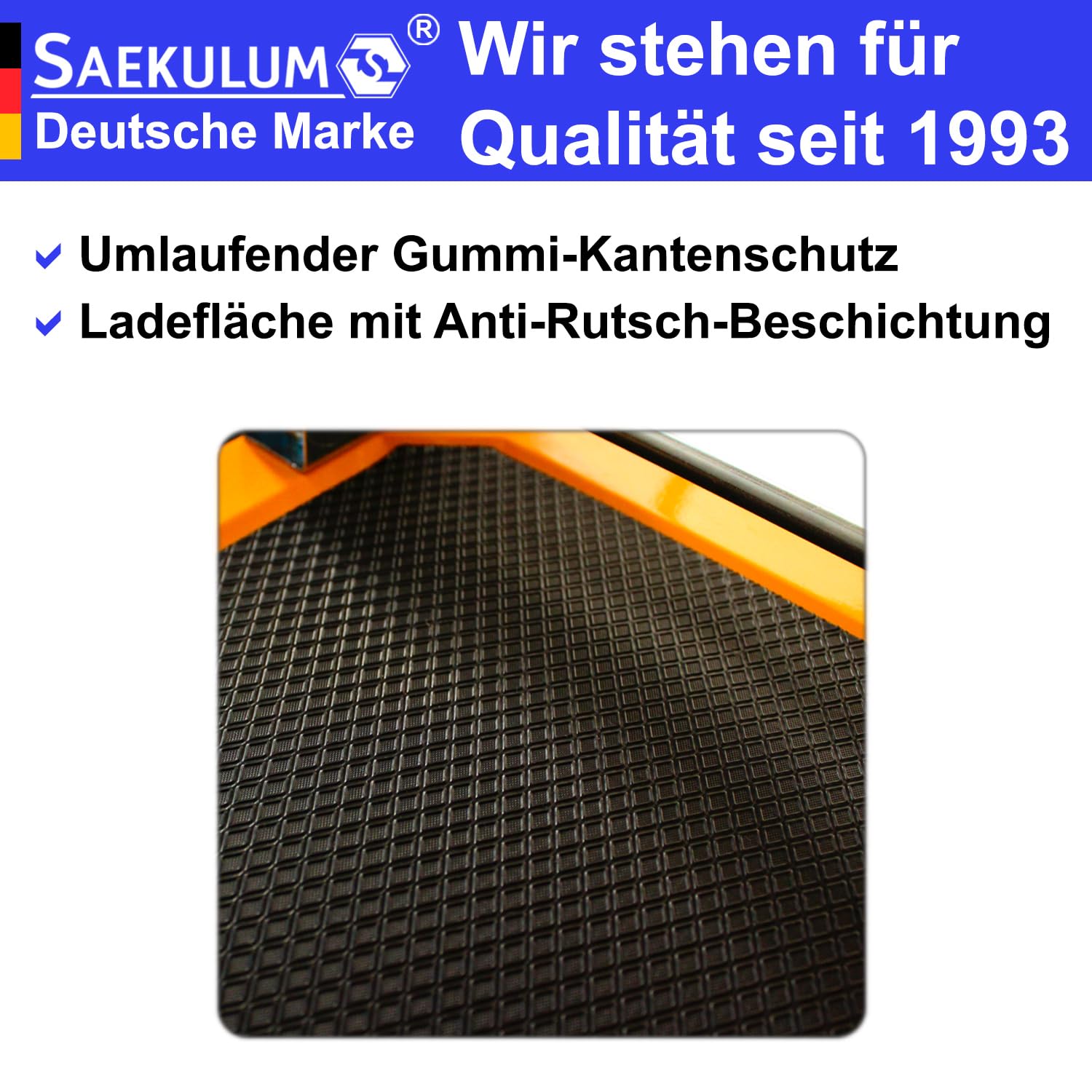 Plattformwagen Transportwagen klappbar bis 150 kg Handwagen Rollwagen Anti-Rutsch-Auflage gut lenkbar Transporthilfe