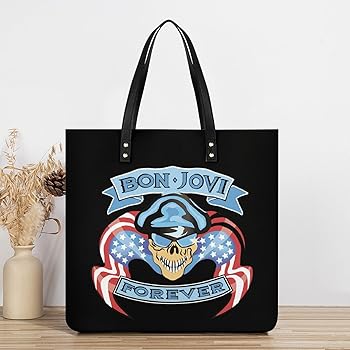Amazon | [Thx Giving] Bon Joviボン・ジョヴィ トートバッグ PUレザー