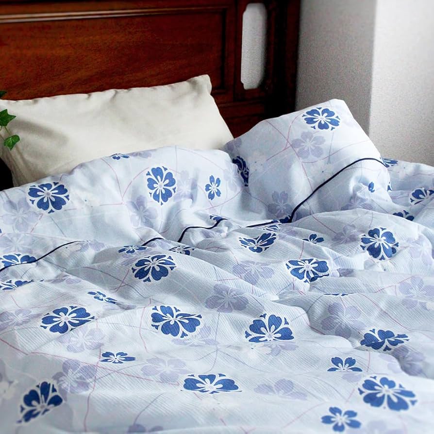 肌布団2枚　高島ちぢみ　日本製 洗える日本製高島ちぢみ肌掛ふとん/IY-2503《IYASHI-YA/イヤシヤ