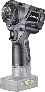 Durofix RI12184-4T G12 Series Brushless 1/2 Drive Cordless Impact Wrench, Max 400 ft lb, 3-Stage Auto-Shutoff & Smart Reverse - BARE TOOL ONLY