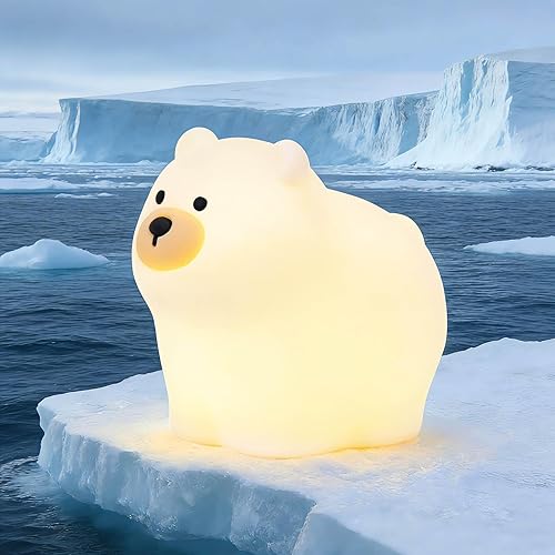 Miniatura 13 de Luz nocturna suave de cachorro con modo RGB, 3 brillos ajustables, luz nocturna de guardería para lactancia materna, linda y novedosa lámpara de