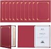 10pcs A4 Certificate Folders Certificate Holders for Award Certificates Professional Certificate Sleeves Graduation Certificate Diploma Covers with Pre-Cut Corner Slots Certificate Cover Protector