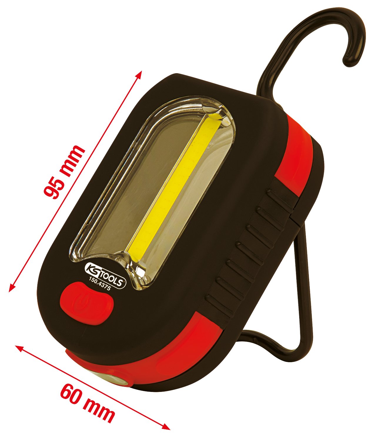 Lampe D'atelier Mobile Rabattable KS TOOLS – Éclairage Pratique Et Solide