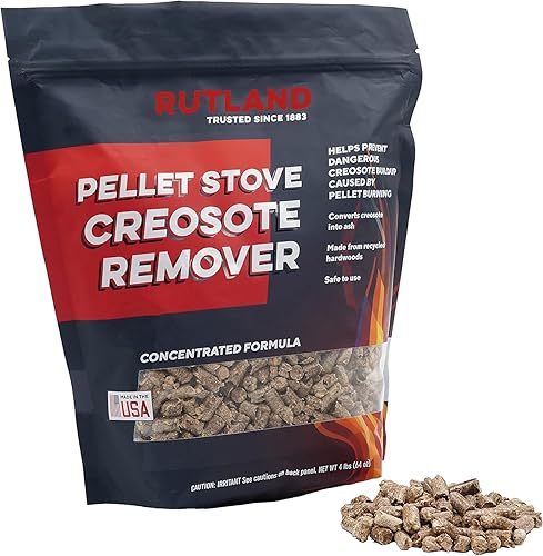Rutland Products Removedor de creosota para estufa de pellets, bolsa de 4 libras