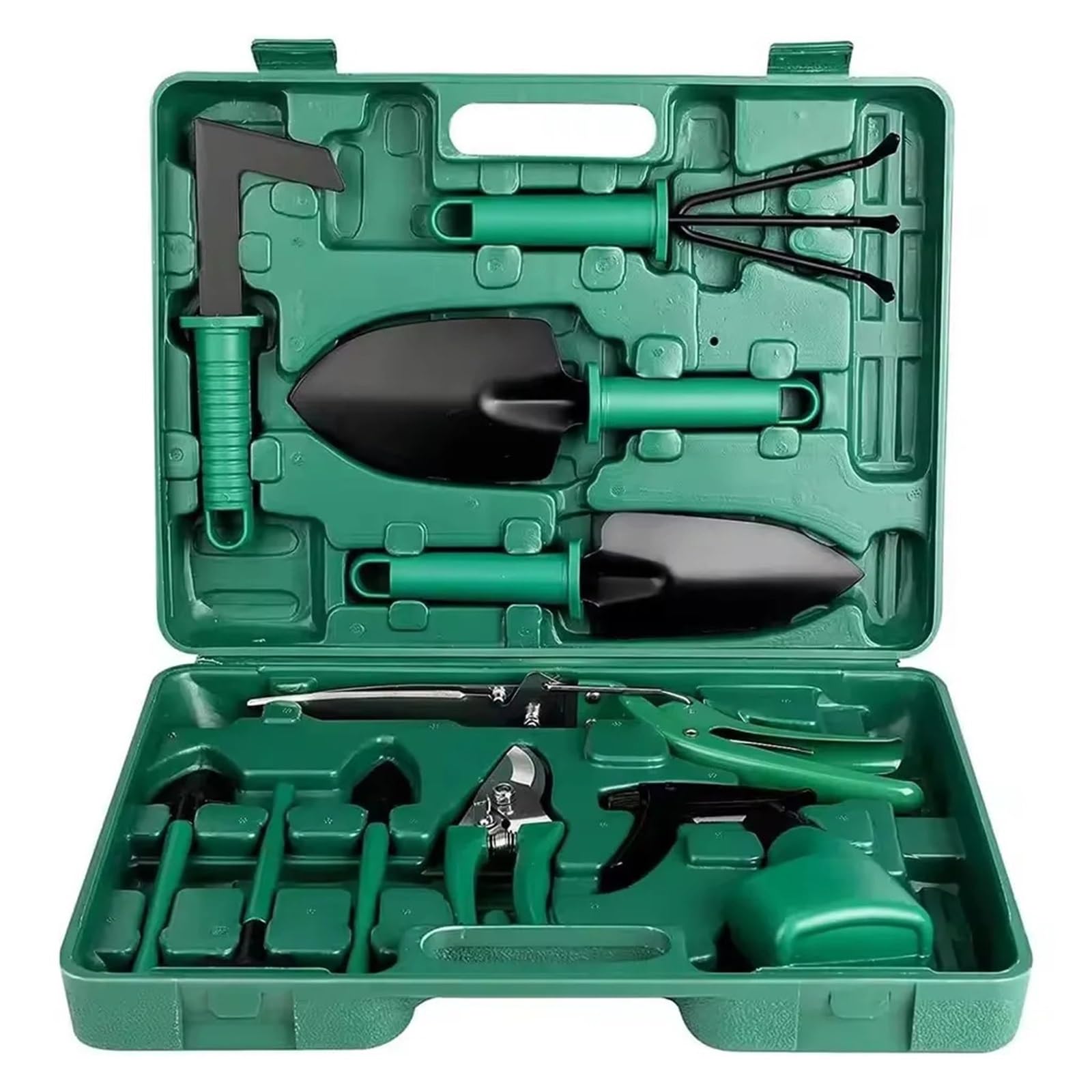 Set di attrezzi da giardino, giardinaggio 10 pezzi piante a mano, adatti a giardinieri donne e uomini(5 piece set)
