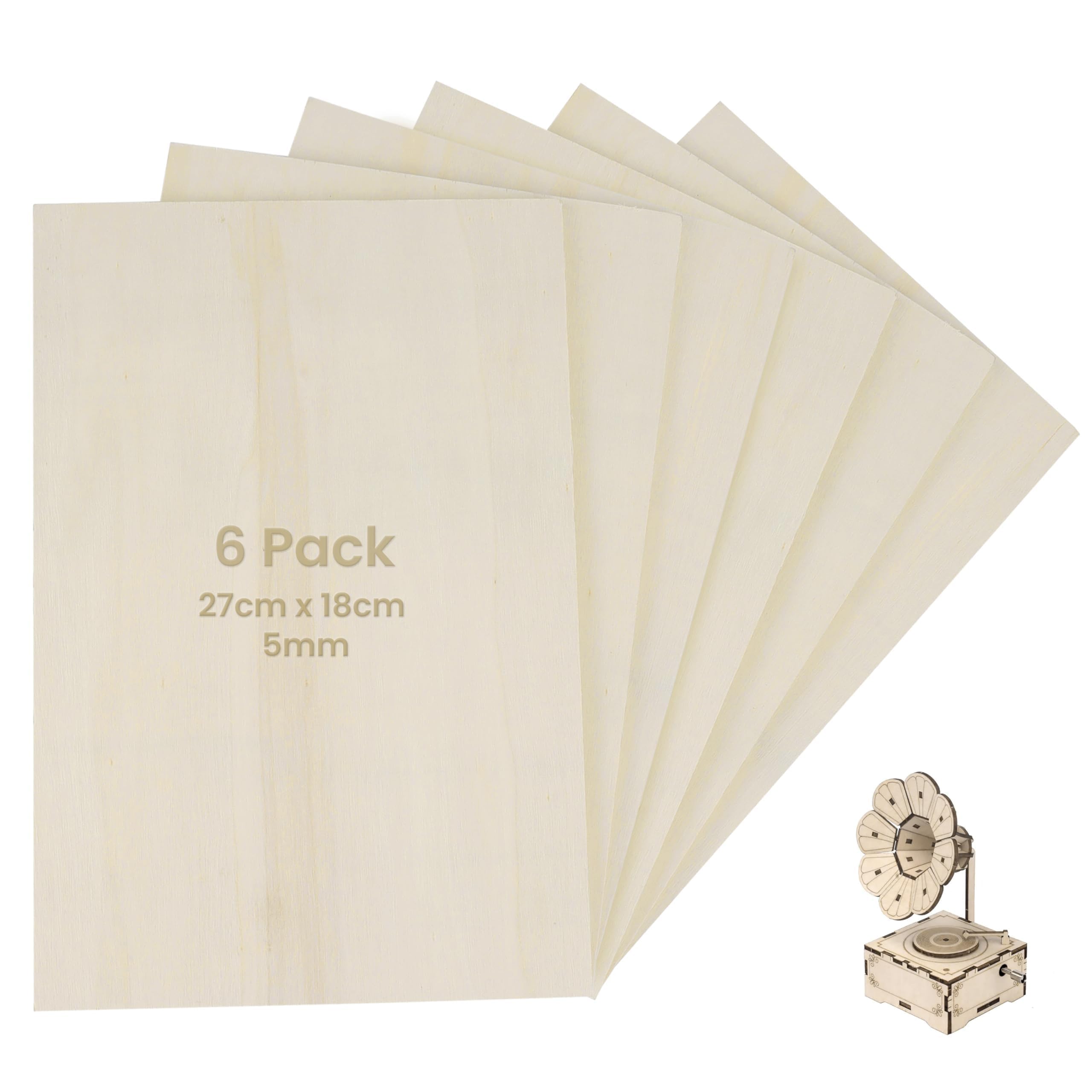Plaques En Bois Forme Flèche - Lot De 5 - Dimensions 27 X 13 Cm - Épaisseur 3 Mm - Naturel Non Traité - Pour Décoration, Peinture, Bricolage