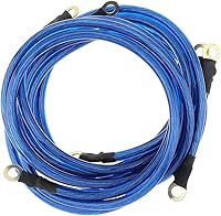 DriSentri 5-Point Universal Car Grounding Cable Kit Blue - Boost Engine Power, Save Fuel, Brighter Lights for Cars & Trucks