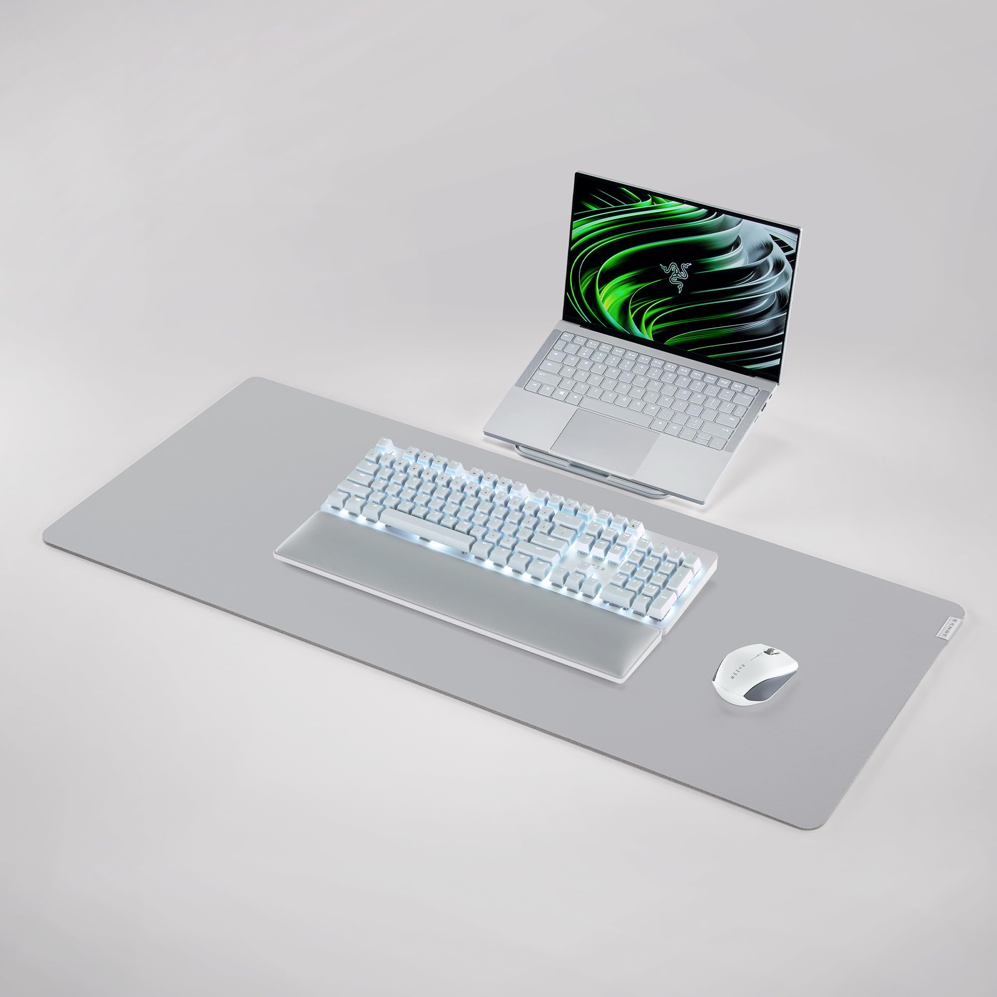 Razer Pro Glide XXL - Alfombrilla de ratón suave para la comodidad y la productividad en la oficina (superficie texturizada y antideslizante) Mercury