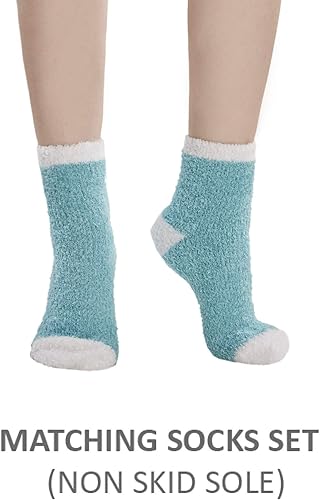 Miniatura 4 de Comfort Spaces manta estilo poncho, de polar, hipoalergénica, reversible, térmica, ultrasuave