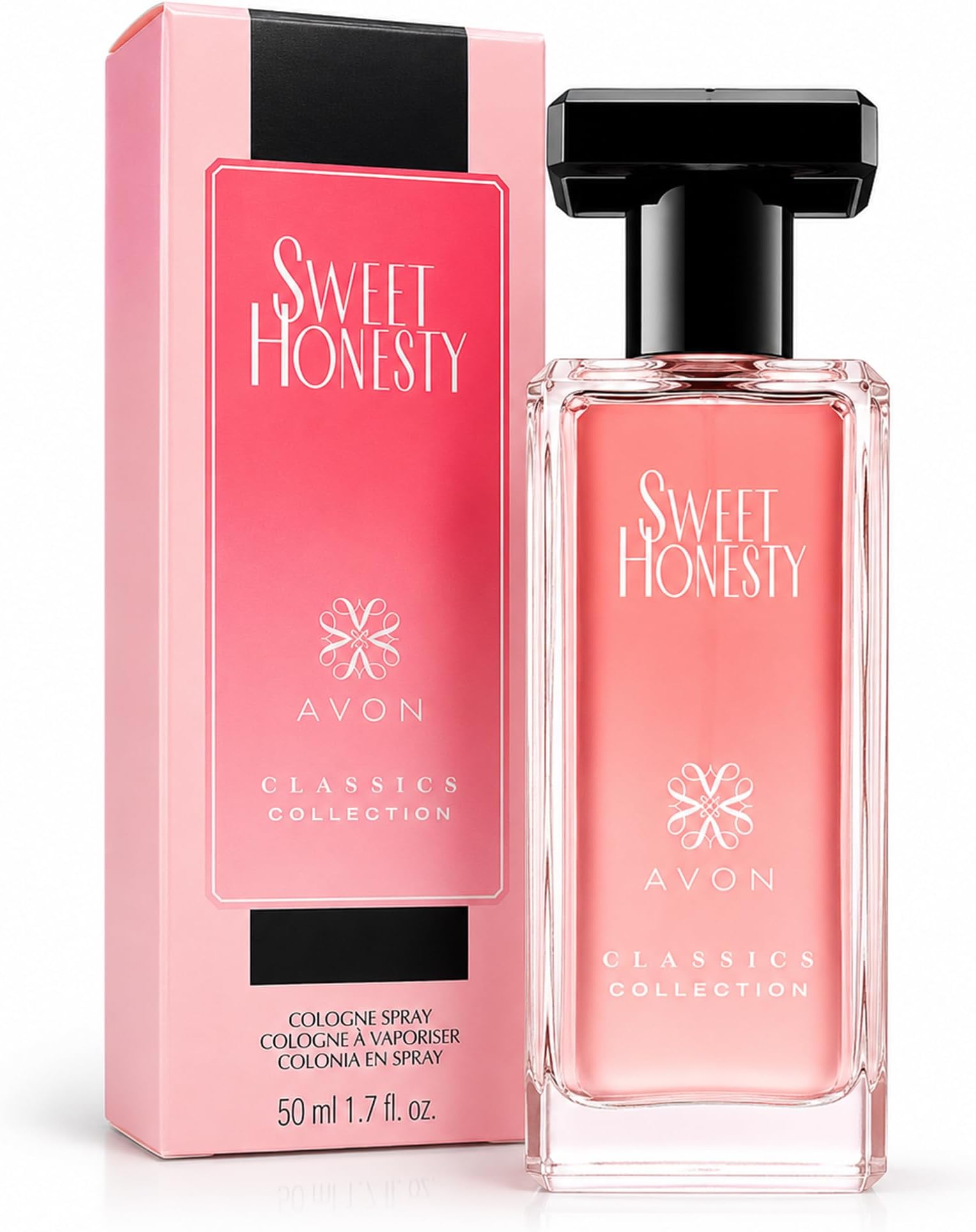 AVON Sweet Honesty Cologne for Women — Fresh Cedarwood Long Lasting Perfumes for Women — Clean Floral Women’s Fragrances with Rose and Lily, 1.7 fl oz — Designer Womens Perfume Gift