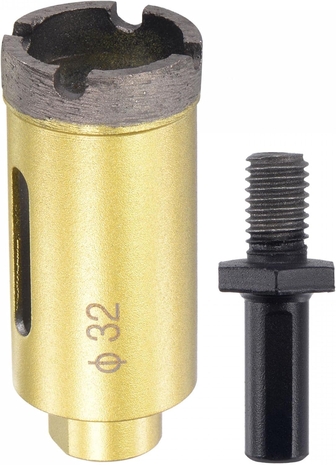 Uxcell 40mm Diamond Core Drill Bit - Wet Use Only For Concrete, Brick, Tile, Stone & Glass