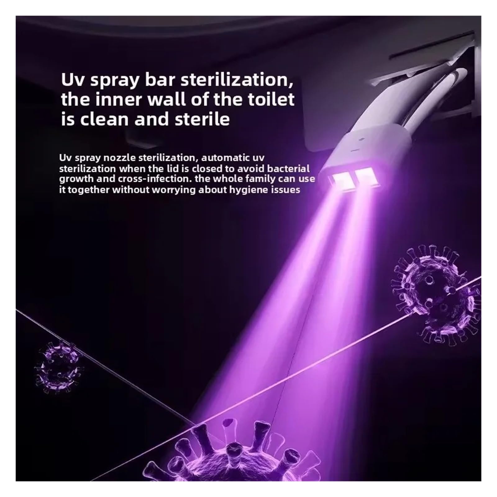 Elektryczny Inteligentny Bidet Nakładka Na Deskę Sedesową Natychmiastowa Ciepła Woda Zdalne Sterowanie Podgrzewane Siedzisko Suszarka Powietrza Mycie Tylnej Lampki Nocne Inteligentne Solidna I Wygodna | U-shape-Auto Open