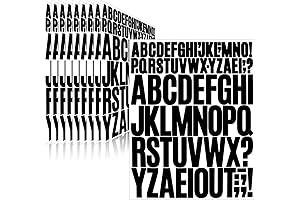 780 Letter Balloon Stickers for Mailboxes, Signs, and Windows