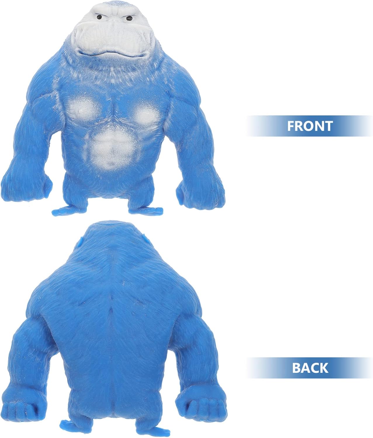 Squishy Monkey Stretch Gorilla Elastic Squeeze Monkey Toy Gorilla Toy Anime Figure for Party Goodie Bag Blue