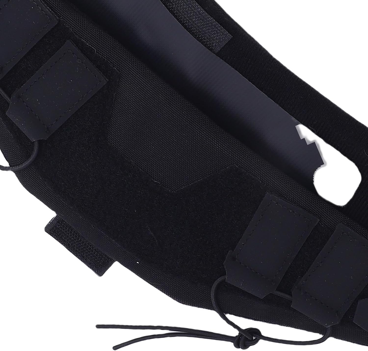 Pilipane Neck Protector Universal Windproof Comfortable Breathable Adjustable Neck Guard for Outdoor Activities Camping Hiking Nylon Material (Black)