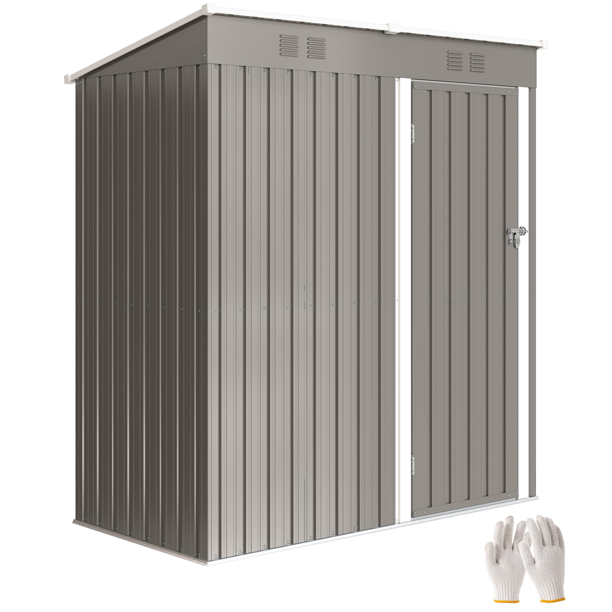 outsunny abri de jardin en métal