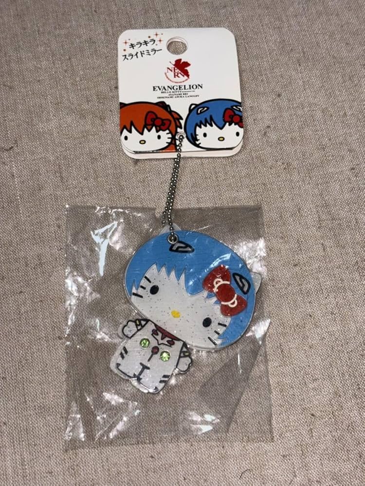 Amazon.co.jp: エヴァ×キティキラキラスライドミラー 綾波レイ