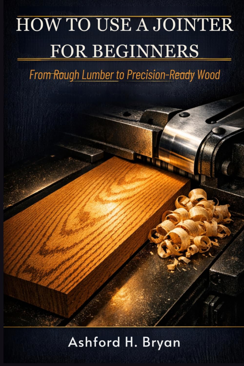 HOW TO USE A JOINTER FOR BEGINNERS: From Rough Lumber to Precision-Ready Wood      Paperback – March 27, 2026