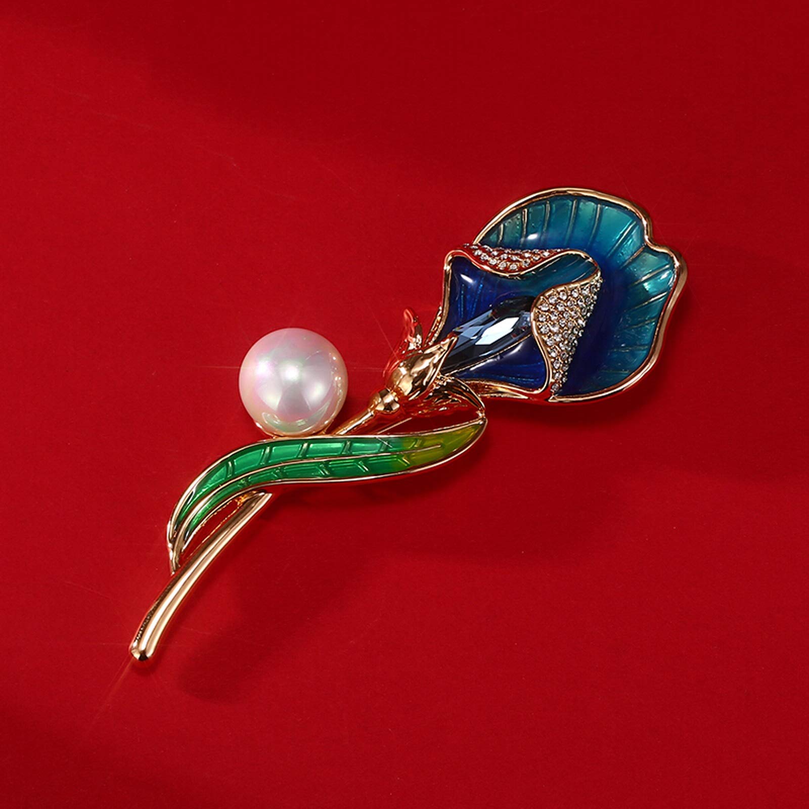 Broche Broche de perlas, broches clásicos de estilo chino for mujer, broche de cristal, chal, vestido, abrigo, accesorios, regalos únicos Broches para Ropa