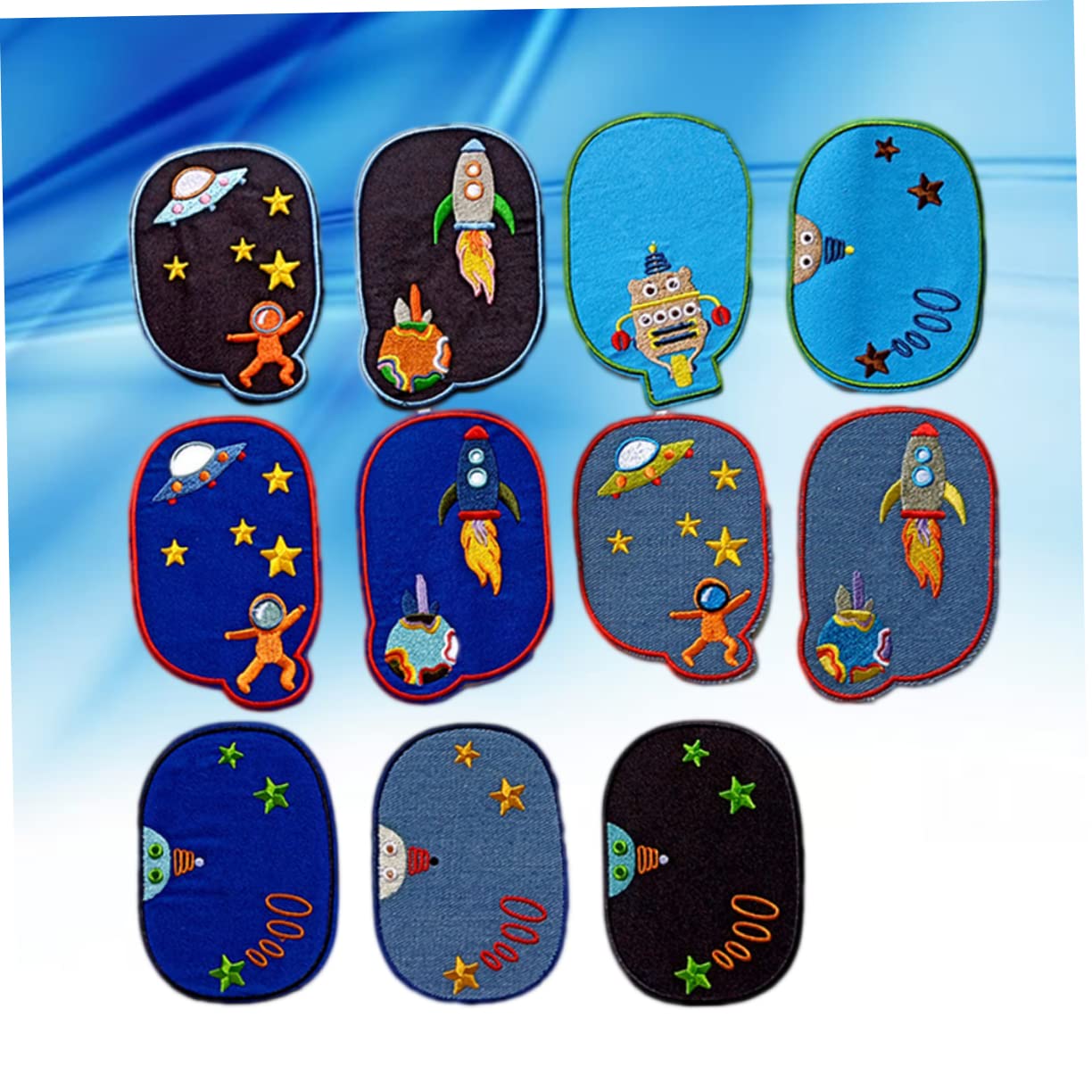 Lurrose 33stücke Teiliges Set Von Aufbügel-patches Mit Planet-motiven Für Jeans Jacken Und Taschen Umweltfreundliche Stickerei-patches Zur Kreativen Gestaltung Von Kleidung Und