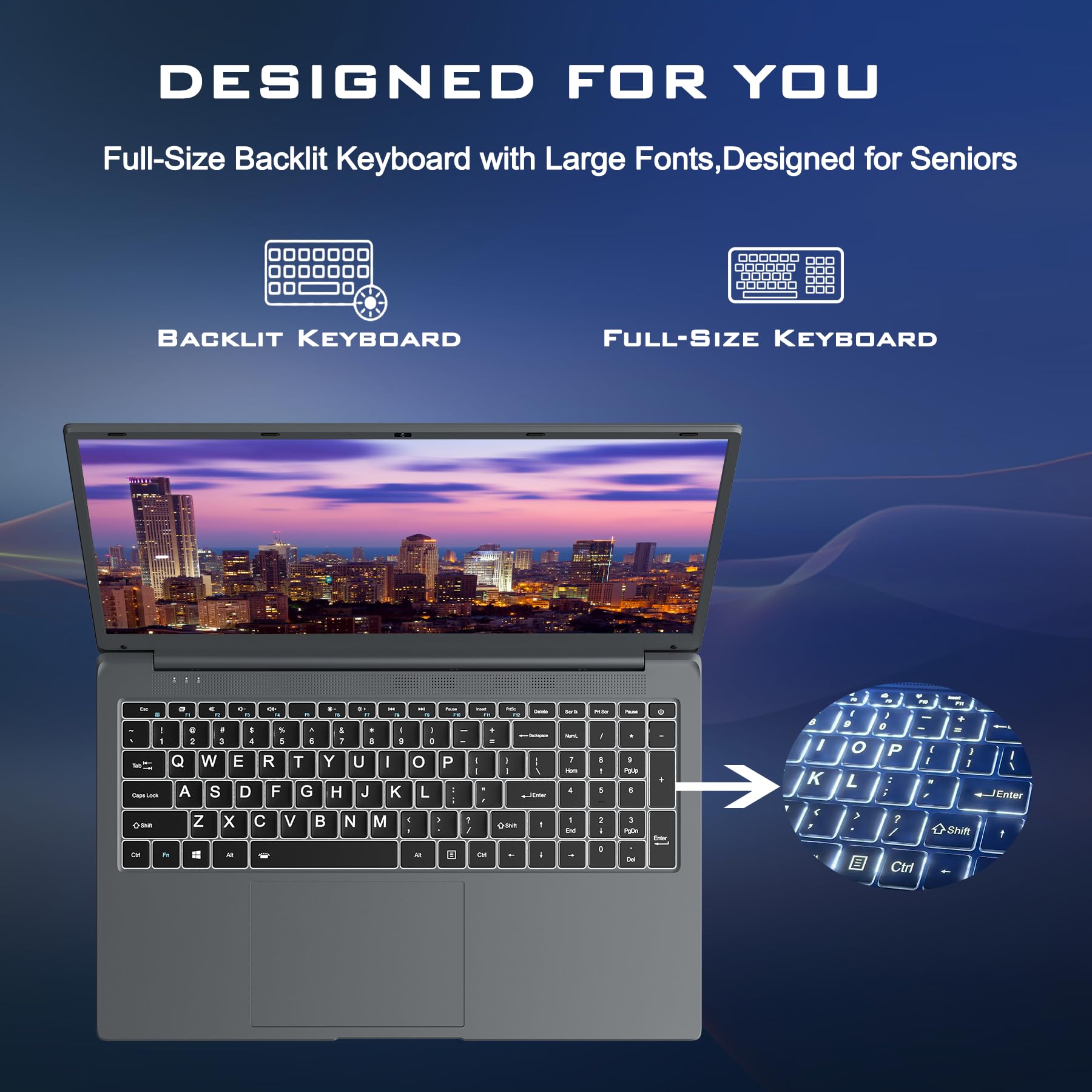 Amazon.co.jp: NBVCXSD 17インチノートパソコン フルサイズ大型 