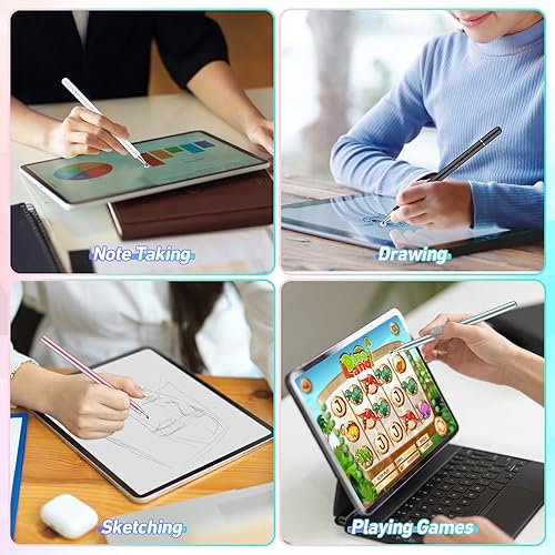 Miniatura 6 de Lápiz capacitivo para pantalla táctil, paquete de 4 lápices capacitivos universales para iPad proiPhonetabletas Android y todas las pantallas