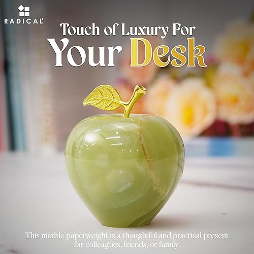 Miniatura 6 de Radicaln - La mejor decoración para el hogar - Pisapapeles de mármol de ónix verde  Decoración hecha a mano, ideas de mármol  Adecuado para