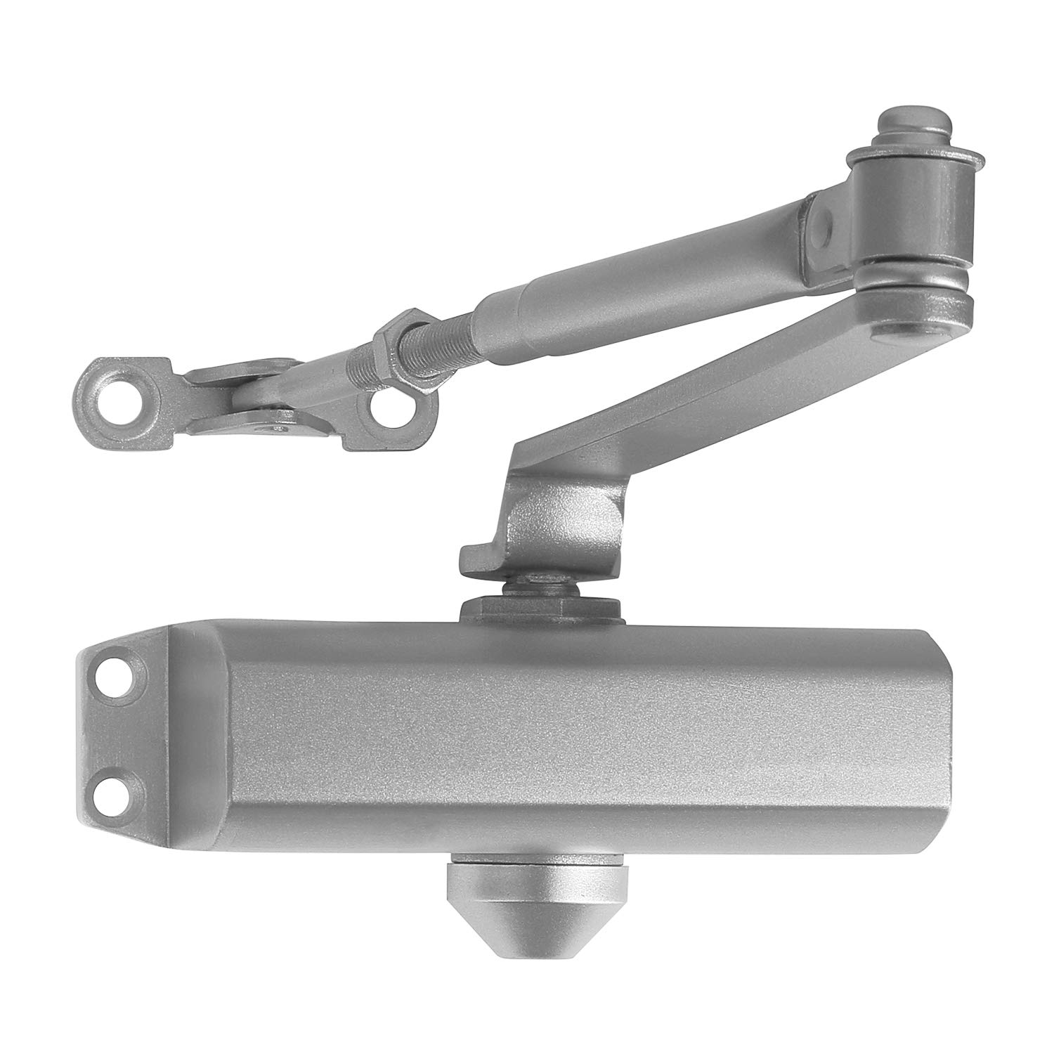 Lawrence Hardware LH302 - Chiudiporta regolabile per uso residenziale, per porte commerciali interne e leggere