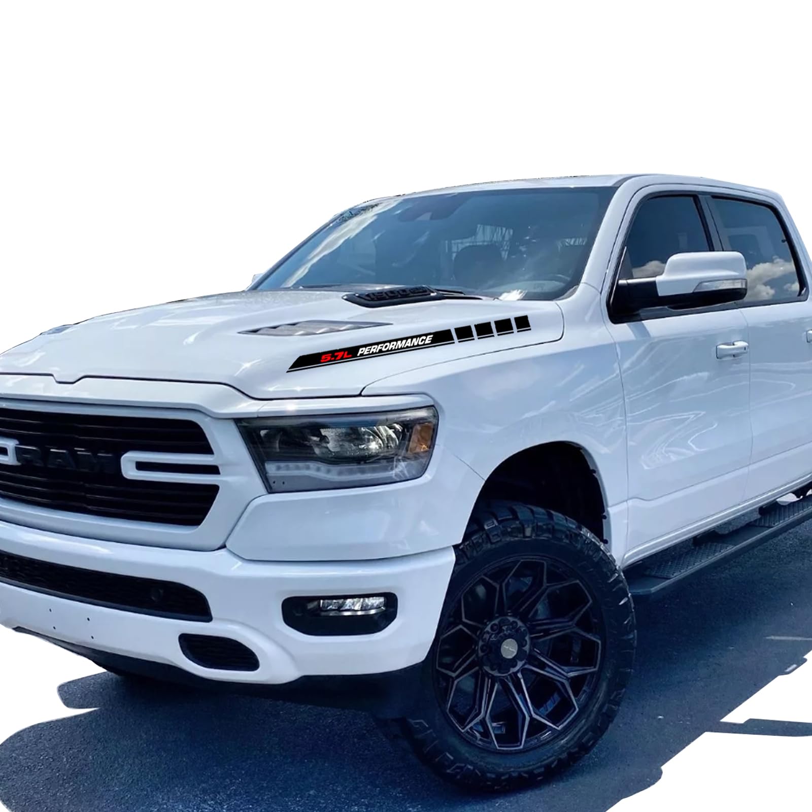 6.7L Turbo Diesel For Dodge RAM 1500 2500 3500 Car Hood Decals Sticker - Foto 7