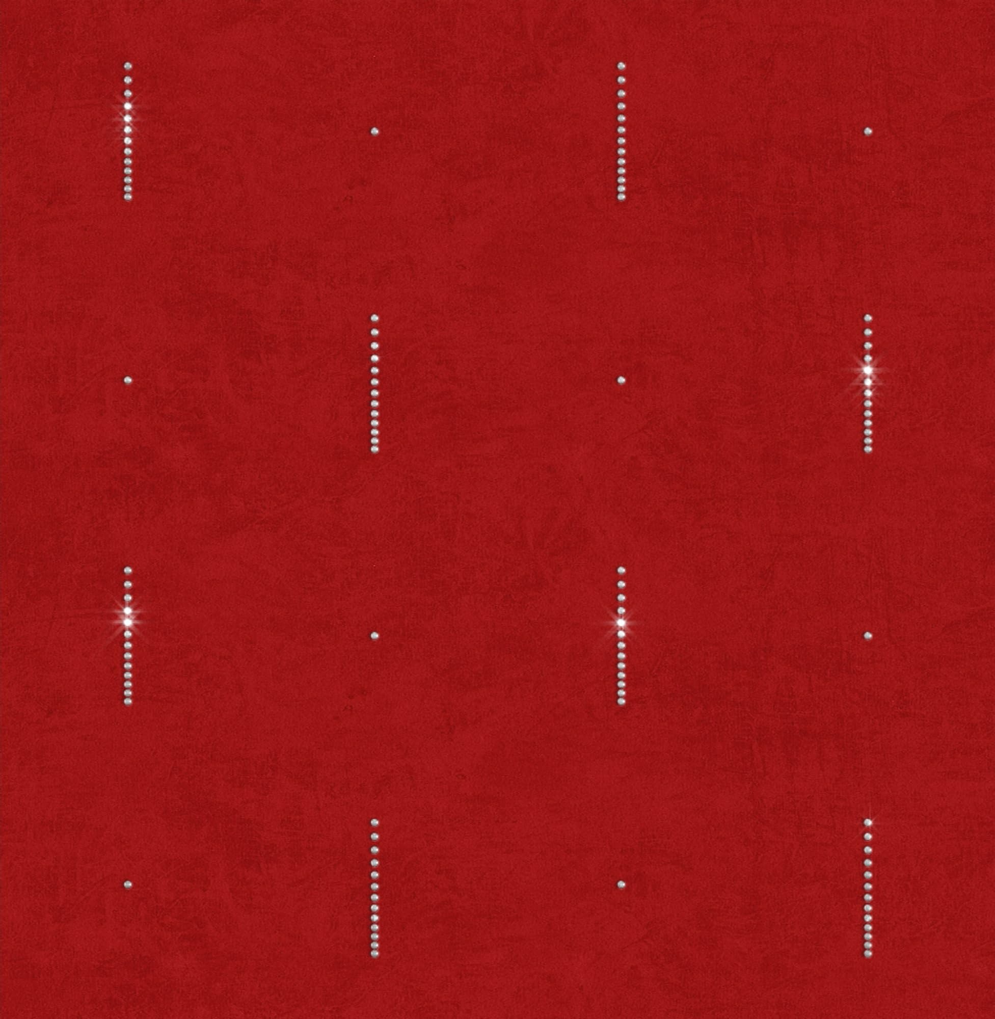 Papier peint non tissé rouge aux éclats de diamant pour décoration murale chic