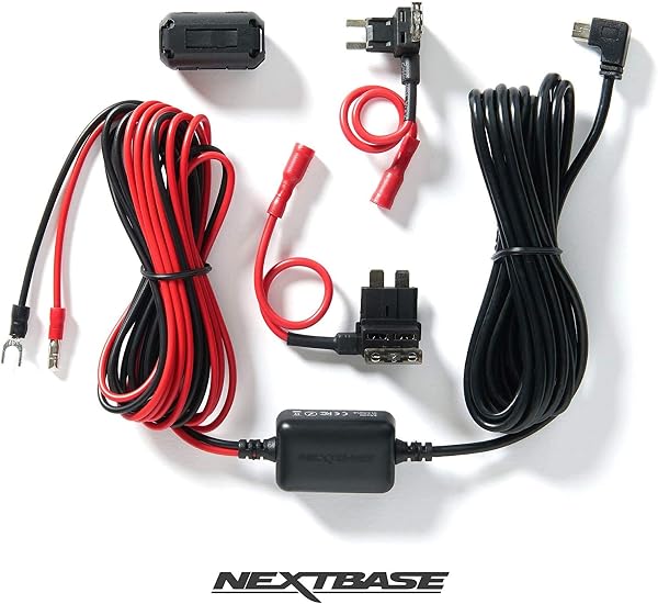 Nextbase Hardwire Kit Series 2 – Compatible with 122, 222, 322GW, 422GW, 522GW, 622GW Nextbase Dash Cams – Hidden Cable for Tidy Installation – 5m Length – Easy Install – Built-in Battery Protection - 1