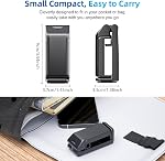 2-Pack Airplane Phone Holder - Universal Flight Essentials, 360 Degree Handsfree Phone Stand for Desk/Tray Table, Must Haves for Flying
