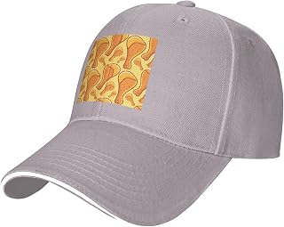 Seamless Pattern of Fried Chicken Thighs Baseball Cap for Men Women Hats Low Profile Outdoor Trucker Hat