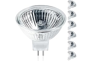MR16 Halogen Bulbs 50W, High Output for Landscape and Track Lighting