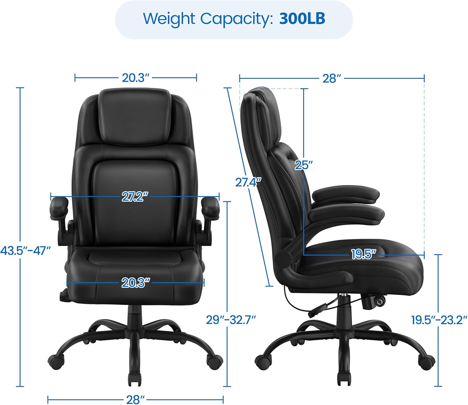Silla De Oficina Ergonómica Yaheetech - Ajustable Y Cómoda (Blanca)