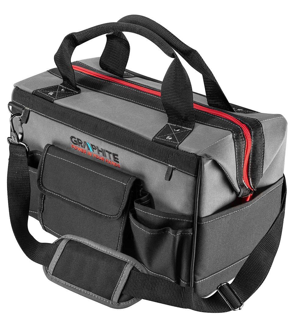 Lot de 2 sacs à outils à roulettes en graphite pour technicien + sac de transport pour outils électriques