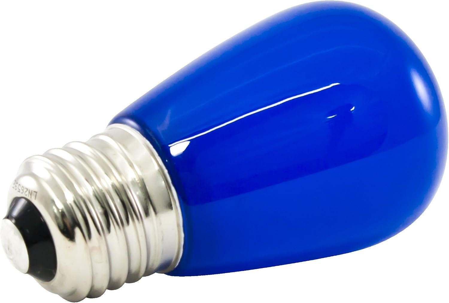 American Lighting PS14F-E26-BL Professional LED S14 Light Bulbs, Dimmable, Ceramic Lens, 1.4-Watts, 120V, Blue, 25-Pack