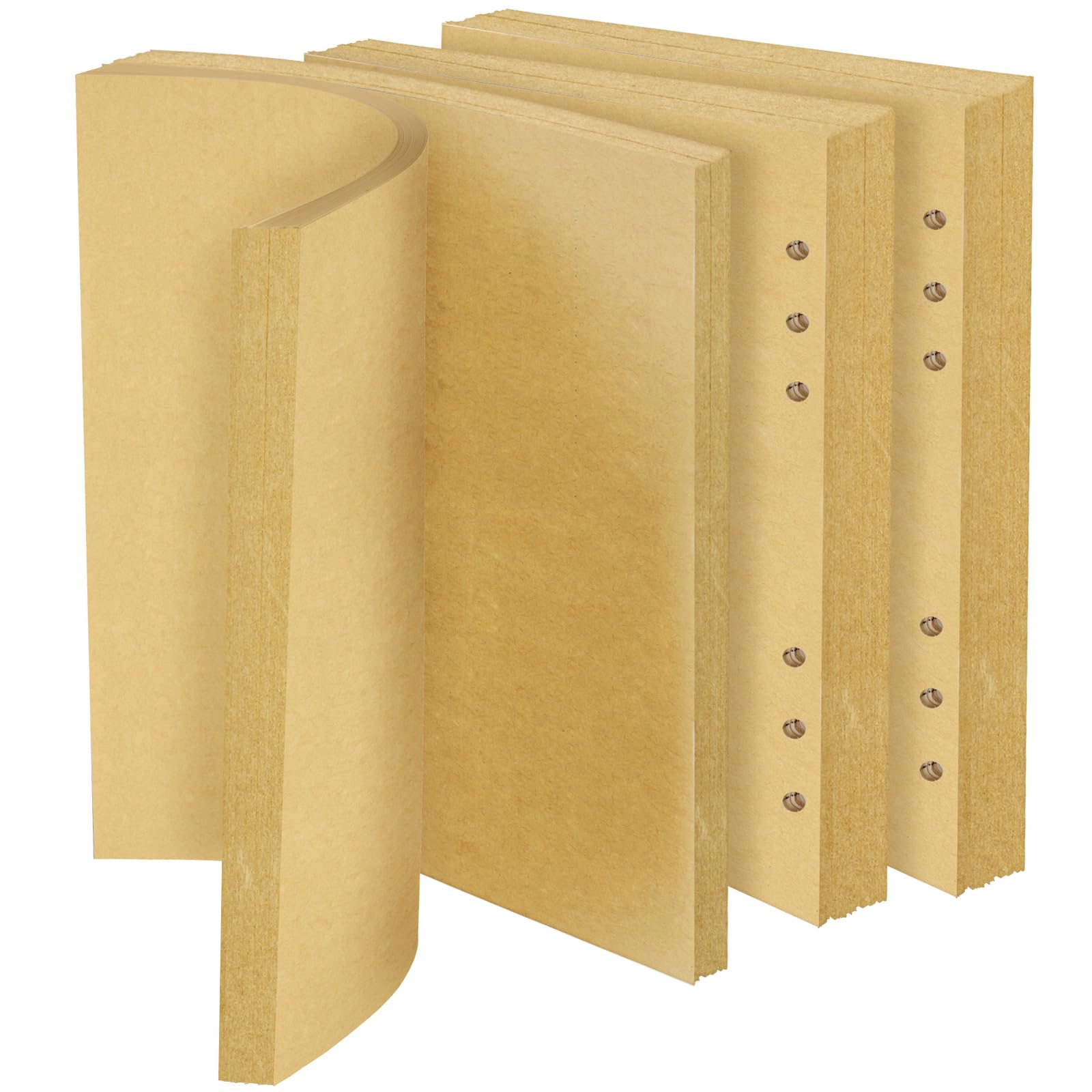 Vicloon A5 Loose Leaf Punched Paper, 140 Pages Blank Refill Paper