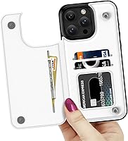 Vista 465 de LETO para iPhone 15 Pro Funda tipo cartera - Tapa tipo folio con patada - Diseños de moda - Tarjetero - Funda protectora para mujeres y niñas - 6.1