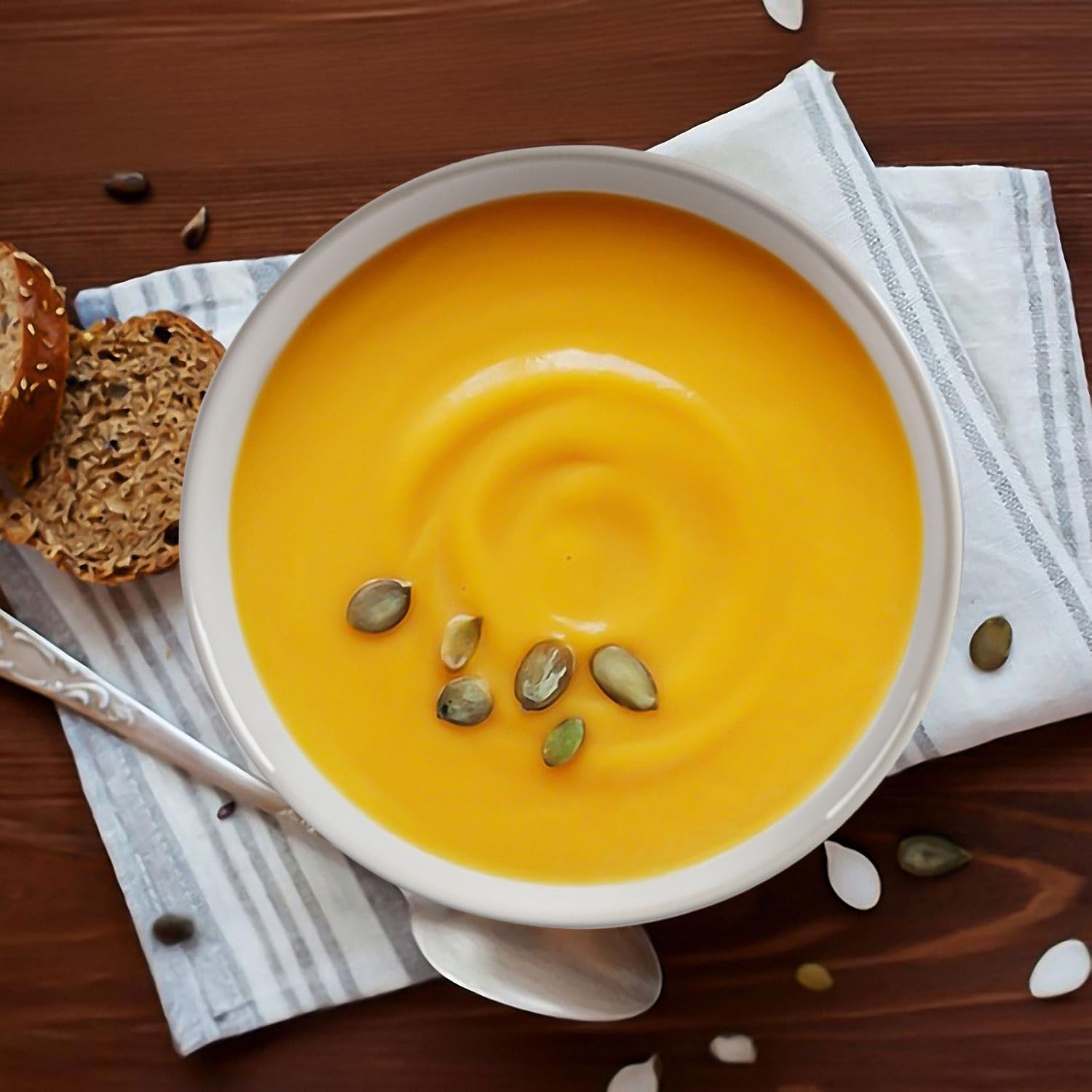 60オンス ラージ フォー スープボウル 3個セット 8.3インチ アークティック ホワイト エンボス ストーンウェア ボウル -