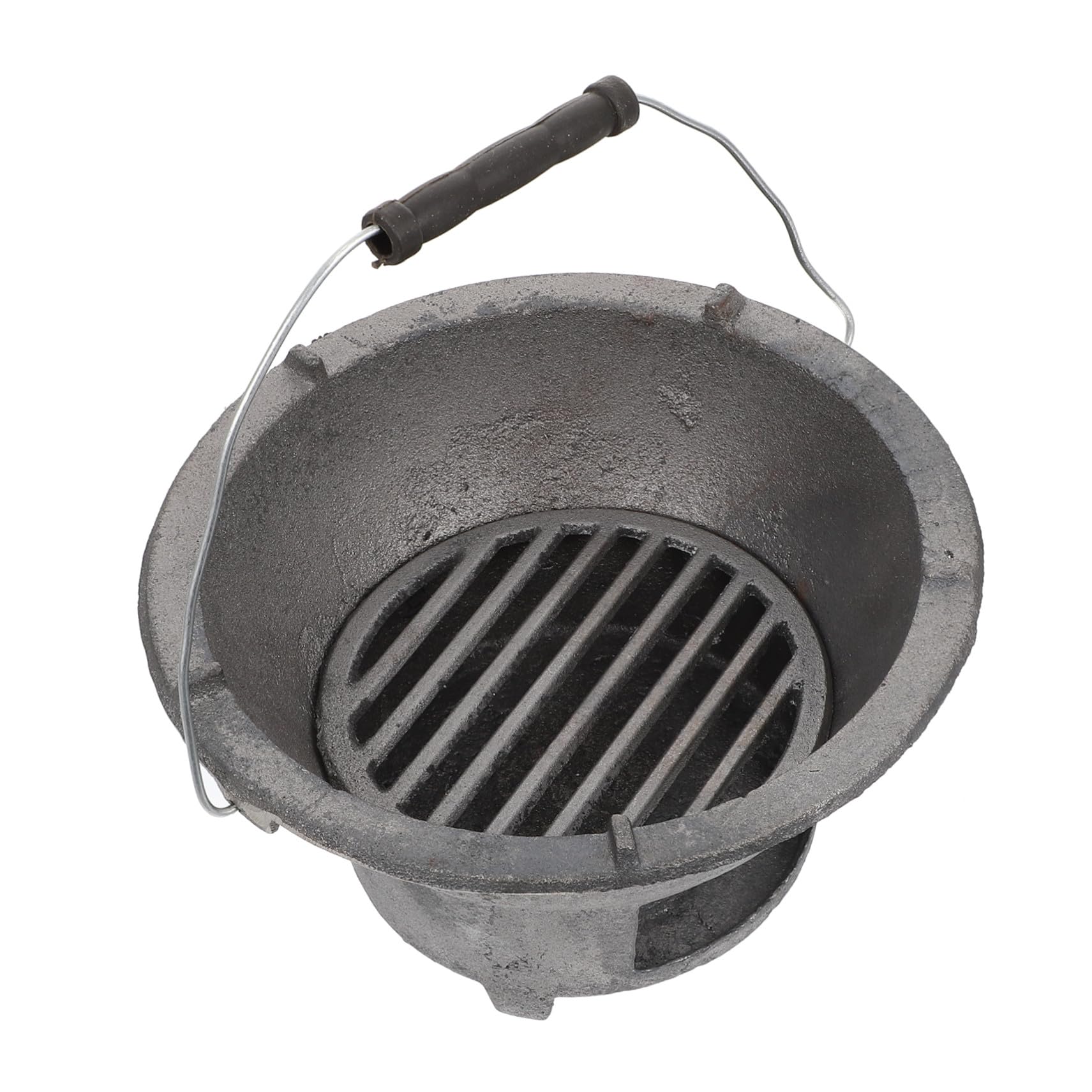 Barbecue Extérieur Fonte Chauffage et Cuisson pour Réduire l'Espace