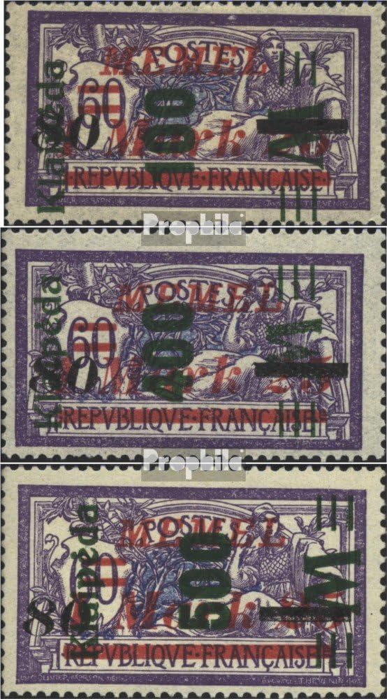 Memelgebiet 164-166 (Complete.Issue.) unmounted Mint/Never hinged ** MNH 1923 Supplementary Issue (Stamps for Collectors)